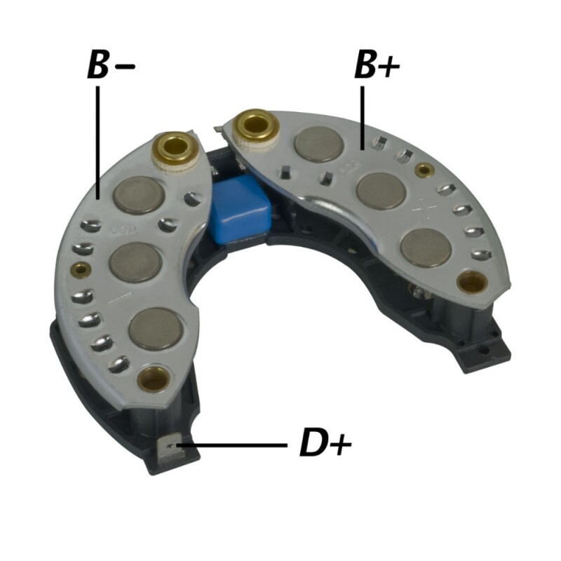 Placa Retificadora 120A Citroen Peugeot Renault Volvo