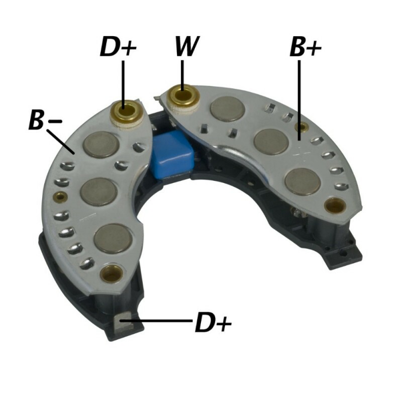 Placa Retificadora 120A Scania Pegaso