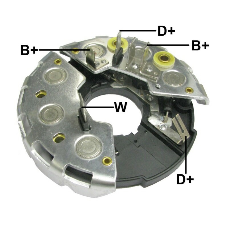 Placa Retificadora 65A Audi Vw