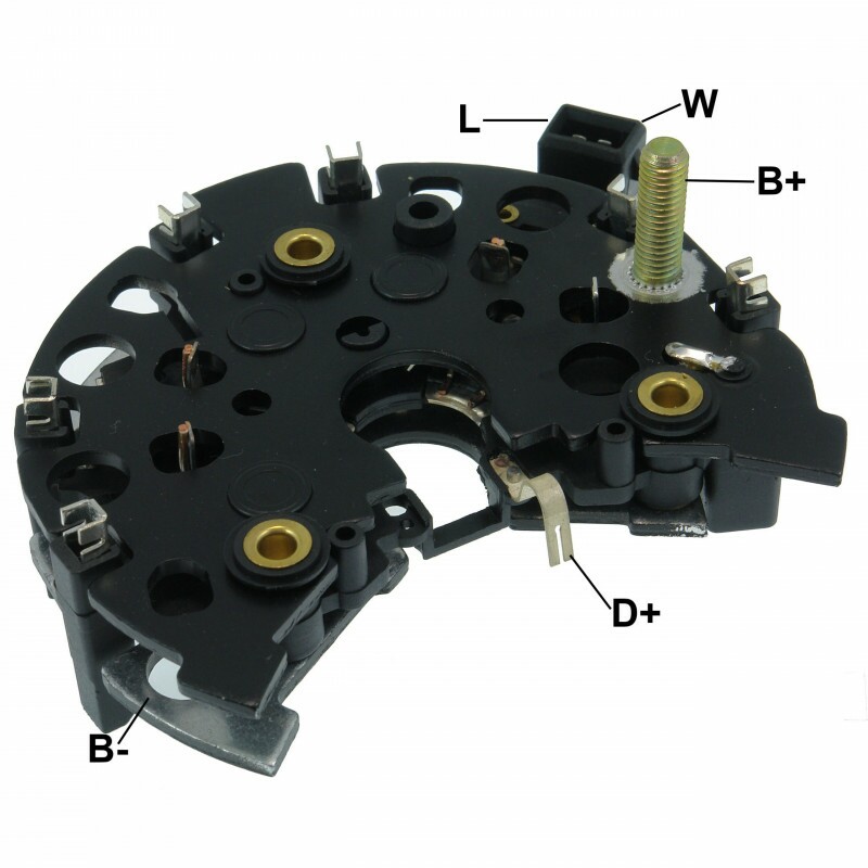 PLACA RETIFICADORA 120A AUDI SEAT SKODA VW
