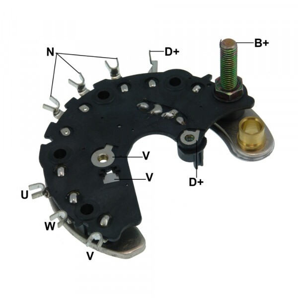 Placa Retificadora 120A Citroen Peugeot Audi Vw