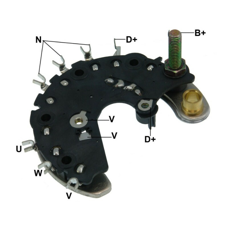 Placa Retificadora 120A Citroen Peugeot Audi Vw
