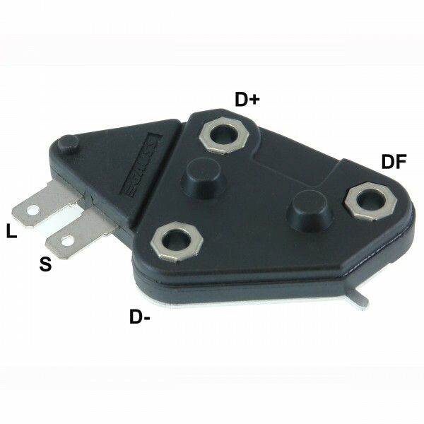 Regulador De Voltagem 12V Campo Positivo Gm Opala Caravan 75 A 84 Marajo Chevette Com Alternador Delco Arno Ate 55A