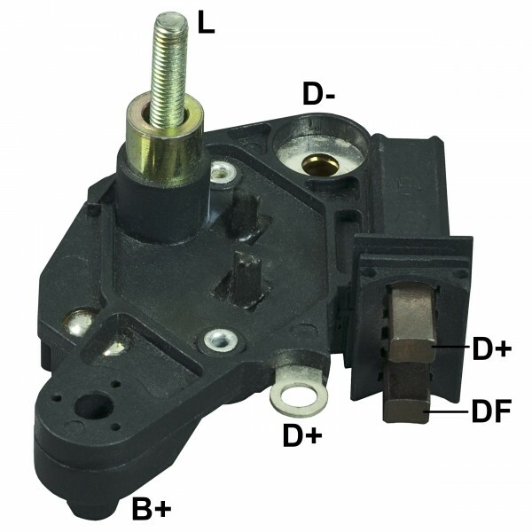 Regulador De Voltagem 12V Campo Positivo Fiat Ducato Bus Pritshce Kasten