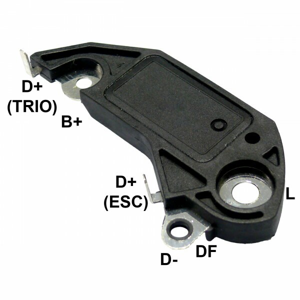 Regulador De Voltagem 12V Campo Positivo Gm Corsa Omega Vectra Astra Frontera Tigra