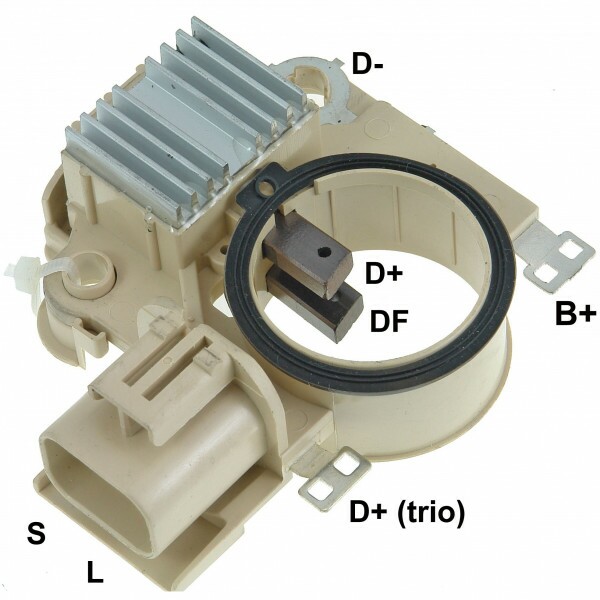 Regulador De Voltagem 12V Mitsubishi Gm Campo Positivo Ga