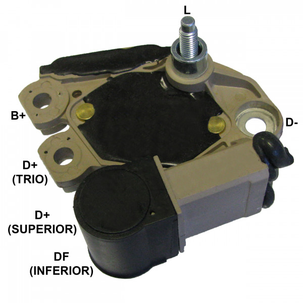 REGULADOR DE VOLTAGEM 12V CAMPO POSITIVO GM NISSAN TROLLER