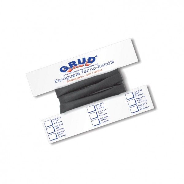 ESPAGUETE TERMORETRATIL 12,70MM (1/2") - EMBALAGEM 1M ESPAGUETE TERMORETRATIL 12,70MM (1/2") - EMBALAGEM 1M
