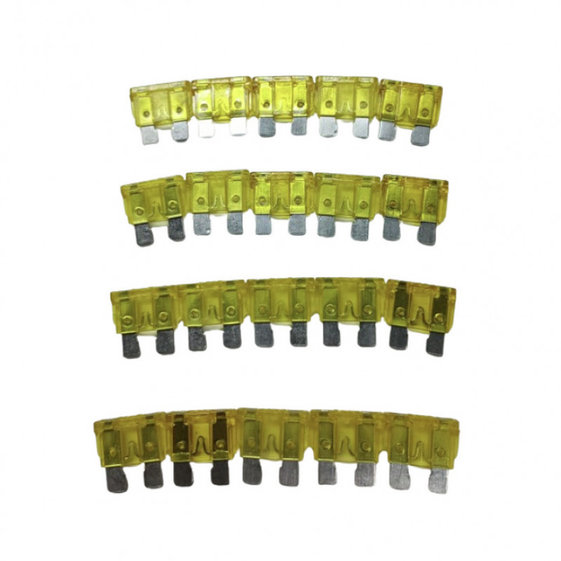 Fusivel Lamina 20A H1020 (20 Peças)
