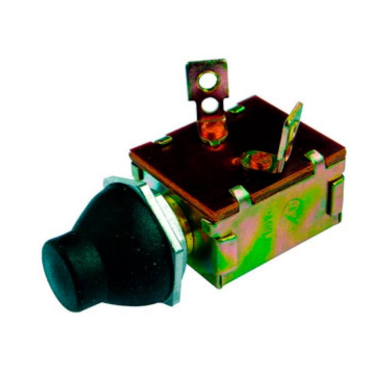 BOTAO DE PARTIDA UNIVERSAL START BUZINA METALICO COM PROTETOR DE BORRACHA - 11033