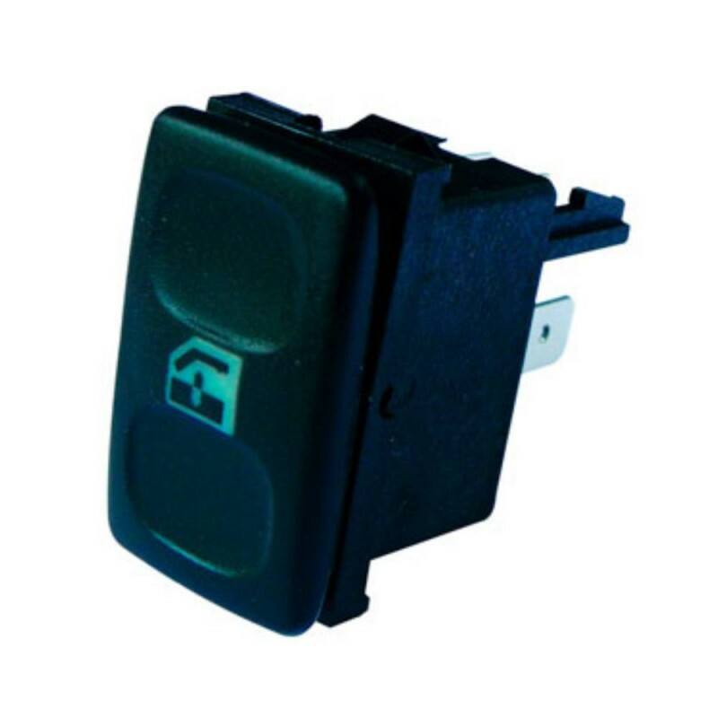 Interruptor De Vidro Eletrico 12V 05 Pinos Led Verde - Im