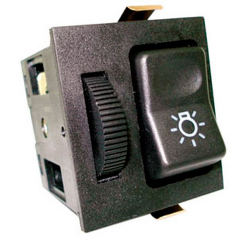 INTERRUPTOR 12V BOTAO LUZ COM REOSTATO MB 6955458914