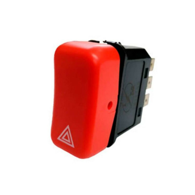 INTERRUPTOR 12V BOTAO PISCA ALERTA EMERGENCIA - 08 PINOS IM