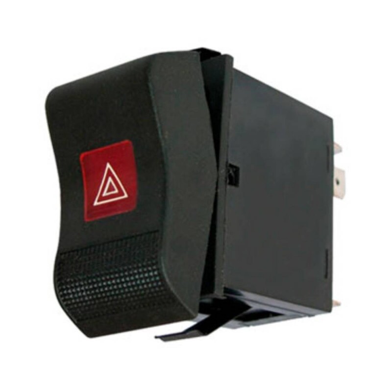 Interruptor 12V 07 Pinos Botao Pisca Alerta Emergencia 2Rd953235 325953235105 - Im