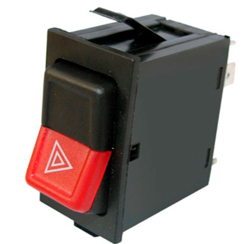 INTERRUPTOR 24V BOTAO PISCA ALERTA VW 2TA953235 / 2TA953237