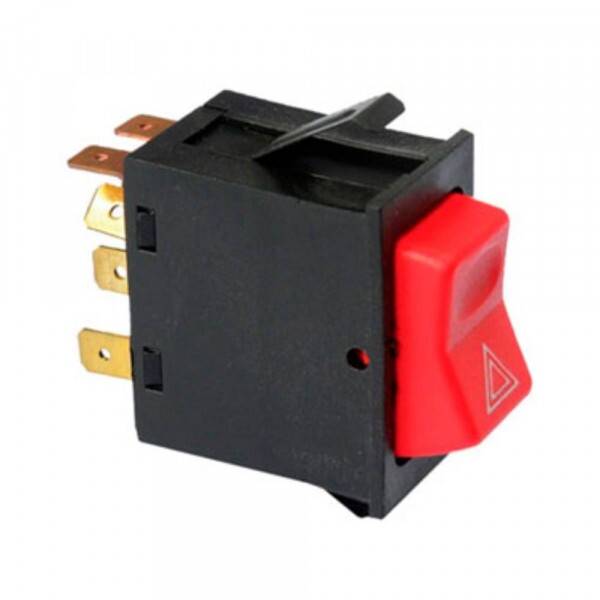 Interruptor 24v Botao Pisca Alerta Emergencia 07 Terminais Mb Ford - Im Interruptor 24v Botao Pisca Alerta Emergencia 07 Terminais Mb Ford - Im