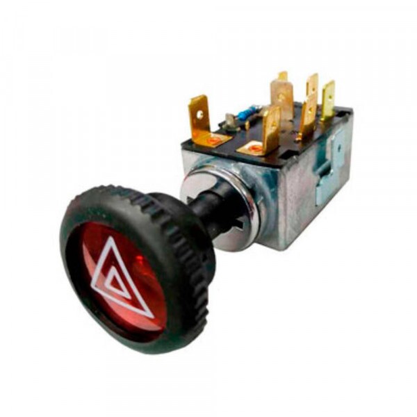 Interruptor 12v Botao Pisca Alerta Vw Kombi / Fusca 1119532332