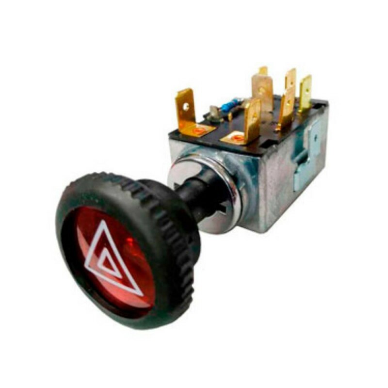 Interruptor 12v Botao Pisca Alerta Vw Kombi / Fusca 1119532332