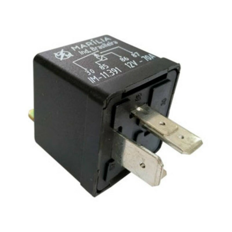 RELE 12V 04 PINOS AUXILIAR 70A 02 LARGOS INJECAO ELETRONICA - IM