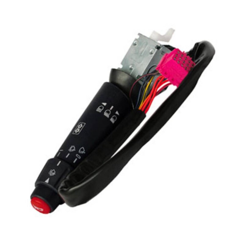 CHAVE DE SETA COMUTAÇAO FAROL BUZINA LIMPADOR PARABRISAS A0085450124 PLUG ROXO - IMPT