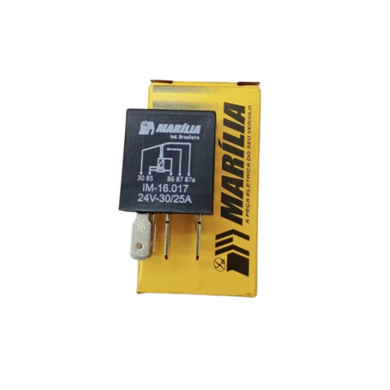 RELE 24V 05 PINOS AUXILIAR MINI 30/40A REVERSOR - IM