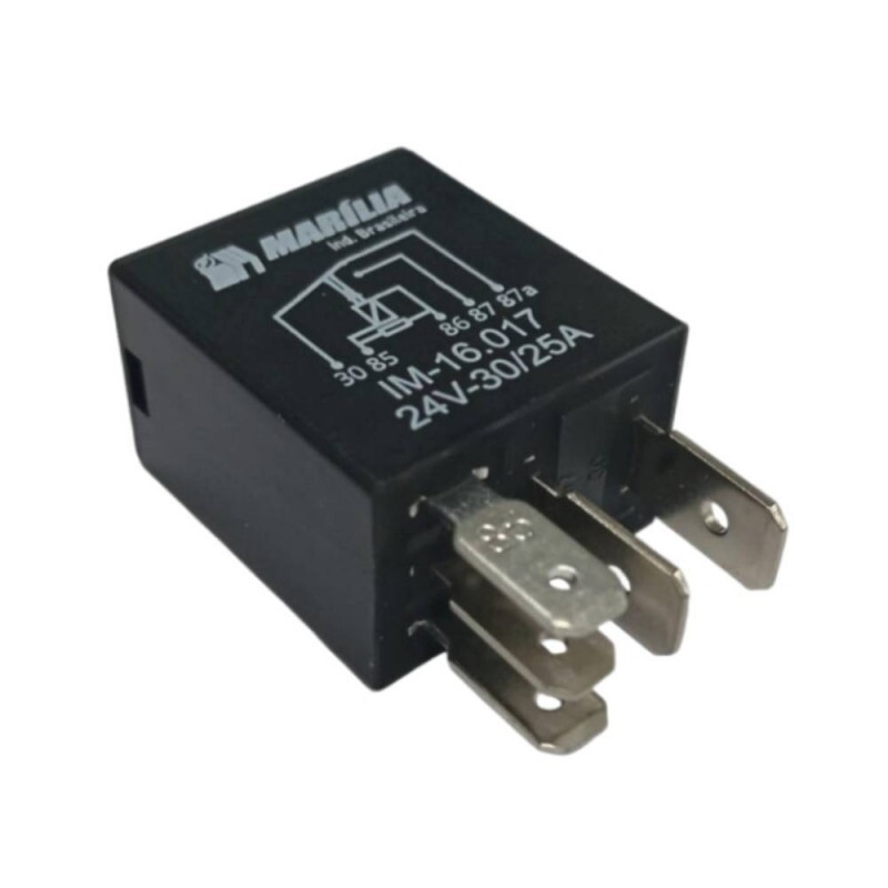 RELE 24V 05 PINOS AUXILIAR MINI 30/40A REVERSOR - IM