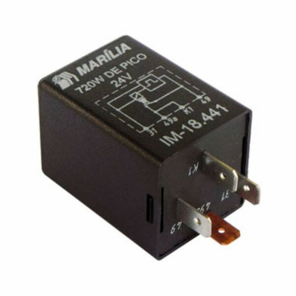 RELE 24V 04 PINOS PISCA 500W COMANDO ALERTA - IM