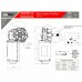 MOTOR DE LIMPADOR 24V 03 FUROS MODERNO ESTRIADO F006WM0308/6308 - 100490424