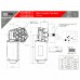 MOTOR DE LIMPADOR 24V 03 FUROS MODERNO ESTRIADO - 100490524