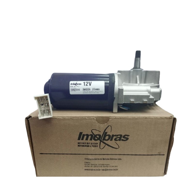 MOTOR DE LIMPADOR 12V 06 FUROS DOGA EIXO ESTRIADO - 100521212