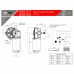 MOTOR DE LIMPADOR 24V 06 FUROS DOGA EIXO ESTRIADO - 100521224