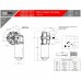 MOTOR DE LIMPADOR 24V 06 FUROS DOGA EIXO ESTRIADO - 100521424