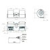 TURBINA DO CLIMATIZADOR CENTRIFUGO 02 HELICE 24V COM CARENAGEM - 101102724 COM CARCAÇA