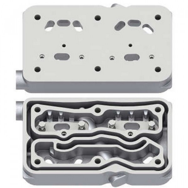 TAMPA INFERIOR CABEÇOTE COMPRESSOR DE AR 02 CIL 85MM MB 0500 TAMPA INFERIOR CABEÇOTE COMPRESSOR DE AR 02 CIL 85MM MB 0500