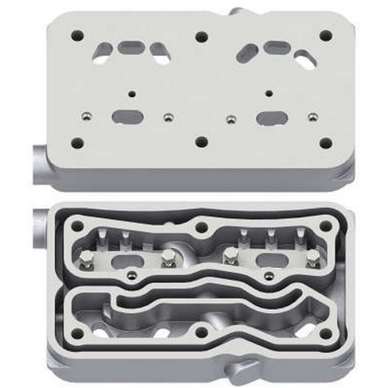 TAMPA INFERIOR CABEÇOTE COMPRESSOR DE AR 02 CIL 85MM MB 0500 TAMPA INFERIOR CABEÇOTE COMPRESSOR DE AR 02 CIL 85MM MB 0500