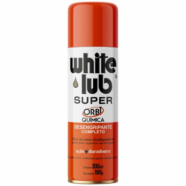 DESENGRIPANTE 300ML SPRAY ANTI FERRUGEM WHITE LUB - ORB