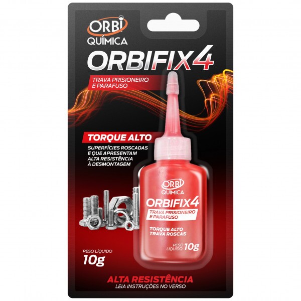 Cola Trava Rosca 10 Gramas Vermelho - Orb