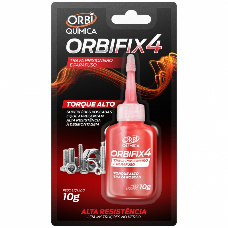 Cola Trava Rosca 10 Gramas Vermelho - Orb