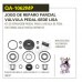 Reparo Valvula Pedal Knorr Parcial Pistao Com Base Lisa - QA1062MP Reparo Valvula Pedal Knorr Parcial Pistao Com Base Lisa - QA1062MP