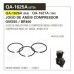 Aneis Compressor De Ar 90Mm 0,10 Om355 Br400 - Qa