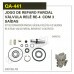 Reparo Parcial Valvula Rela Re 4 Com 3 Saidas - Qa