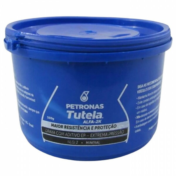 Graxa Tutela Alfa 02k Base D Sabão De Lítio NLGI2 Petronas 500gr Graxa Tutela Alfa 02k Base D Sabão De Lítio NLGI2 Petronas 500gr