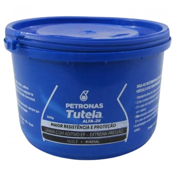 Graxa Tutela Alfa 02k Base D Sabão De Lítio NLGI2 Petronas 500gr