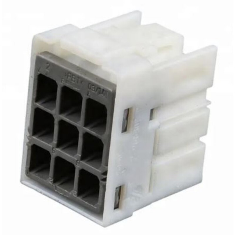 Conector 09 Vias Modulo De Cabine Lu Branco