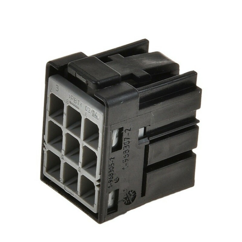 Conector 09 Vias Modulo De Cabine Lu Preto