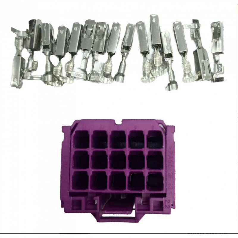 Conector 15 Vias Modulo De Cabine Lu Roxo