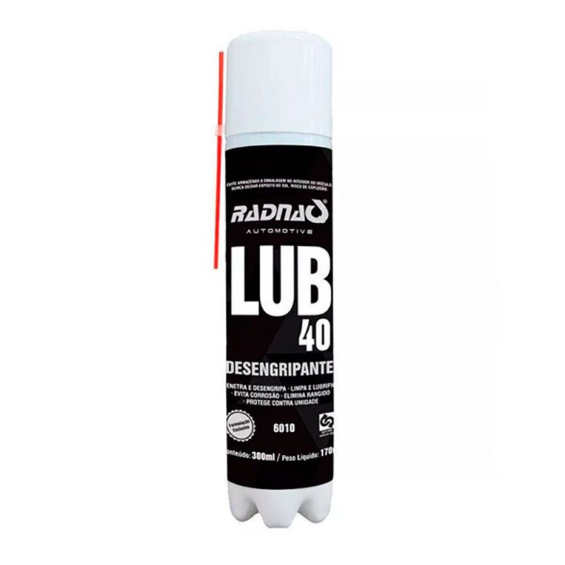 DESENGRIPANTE 300ML SPRAY ANTI FERRUGEM LUB40 - RQ