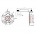 Porta Escovas Motor De Partida 24V - Scania / Mb / Volvo / Hef95-L24V 6033Ad4054 - Sca