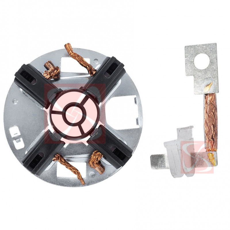 Porta Escovas Motor De Partida 24v - Scsnia 5 Pgrt Eletronico