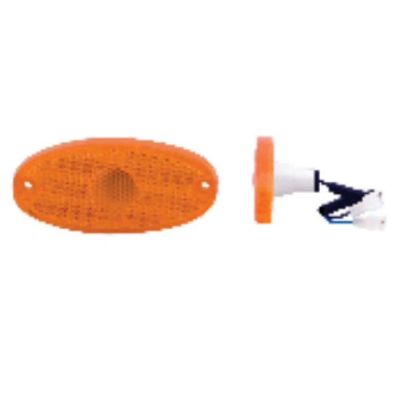 LANTERNA LATERAL REFLETRO / POSICAO COM SOQUETE AM